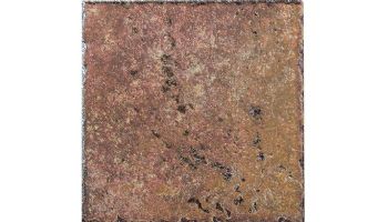 National Pool Tile Silverstone 3x12 Single Bullnose Pool Tile | Rust | SVRRUST SBN