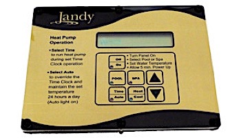 Jandy Legacy LRZE Heater and EE-Ti Heat Pump Universal Control User Interface | R3008800
