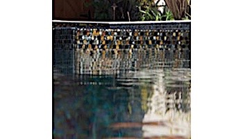 National Pool Tile Oceanscapes 1x1 Glass TIle | Blackies | OCN-BLACKIES