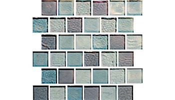 National Pool Tile Oceanscapes 1x1 Glass Tile | Surfside | OCN-SURFSIDE