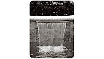 Next Step Savi Oasis 24" Waterfall 9" Extended Lip | OAWF-24EL-9