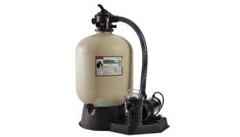 Pentair CristaFlo 19in. Sand Filter System | 1 HP Pump | 3ft NEMA Cord | SRCF2019DE1160