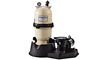 Pentair Clean and Clear Above Ground Pool Cartridge Filter System | 50 Sq Ft | .75HP Pump 3' Cord | 6' Hose Kit | PNCC0050OD1160