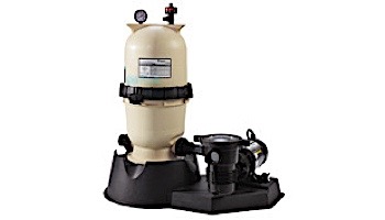 Pentair Clean and Clear Above Ground Pool Cartridge Filter System | 75 Sq Ft | 1HP Pump 3' Cord | 6' Hose Kit | EC-PNCC0075OE1160