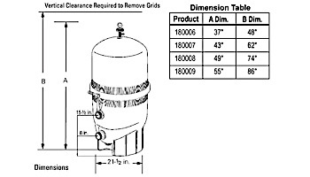 Pentair FNS Plus Fiberglass D.E. Filter | 24 Square Feet | 180006