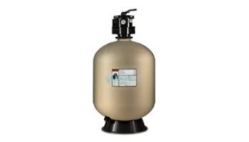 Pentair Sand Dollar SD60 22" Top Mount Sand Filter with Clamp Style 1.5" Multiport Backwash Valve | 2.3 Sq. Ft. | EC-145322