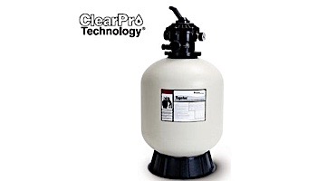 Pentair Sand Dollar SD80 26" Top Mount Sand Filter with ClearPro Technology | Includes 1.5" Backwash Valve | 145300