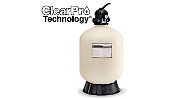 Pentair Sand Dollar SD80 26" Top Mount Sand Filter with ClearPro Technology | Includes 1.5" Backwash Valve | 145300