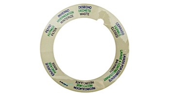 Pentair Top Mount Valve Label | 272599