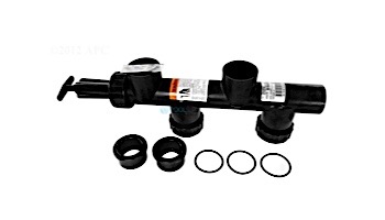 Pentair Push Pull Valve Kit for Sand and DE Filters | 2_quot; with Unions ABS 8_quot; Center | 263052