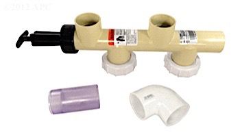 Pentair Backwash Valve for use with DE & Sand Filters | Push-Pull Valve | 2" PVC with Unions | 263064