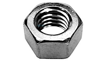 Pentair Brass Nickel Plated Nut 3/8"-16 Hex Head Stainless Steel | 2 Required | 071403