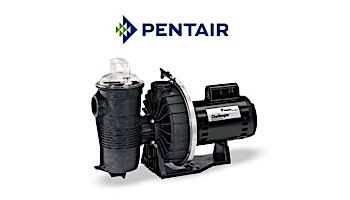 Pentair Challenger High Pressure Standard Efficiency Pool Pump | 115/230V 0.5HP Full Rated | 345202