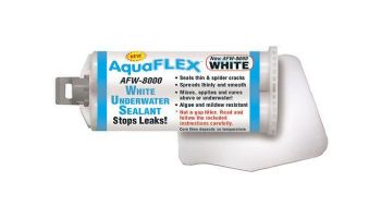 Aquabond Aquaflex Clear Flexible Underwater Sealant | 50 ML Cartridge | White | AF-8000 | AFW-8000