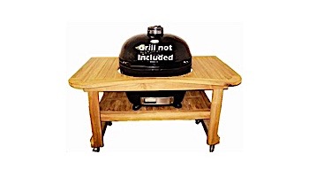 Primo Grills Teak Table for Oval XL | 603