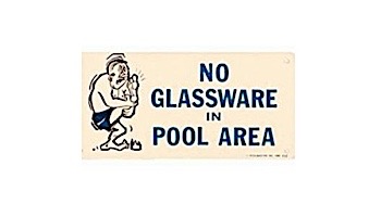 Sign No Glassware | 41332