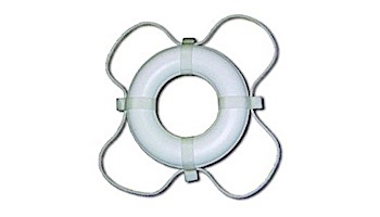 Poolstyle 17" White Foam Ring Buoy | PS371