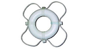 Poolstyle 24" Blue/White Decorative Life Ring Buoy | PS373