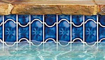 National Pool Tile Botanical Series Pool Tile | Sky Blue | BUE22