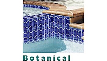 National Pool Tile Botanical Series Pool Tile | Lake Blue | BUE44