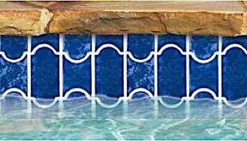 National Pool Tile Botanical Series Pool Tile | Lake Blue | BUE44