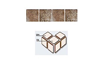 National Pool Tile Dakota Series Pool Tile | Wheat 3x3 SBN | DK355 SBN