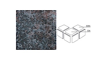 National Pool Tile Dakota Series Pool Tile | Rushmore Blue 3x3 SBN | DK356 SBN