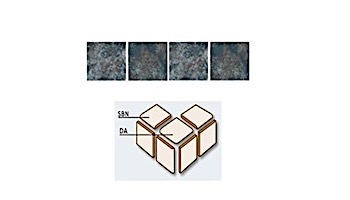 National Pool Tile Dakota Series Pool Tile | Rushmore Blue 3x3 SBN | DK356 SBN