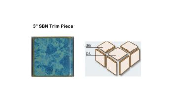 National Pool Tile Harmony 3" Trim Serie | Pacific Blue | HS341 SBN