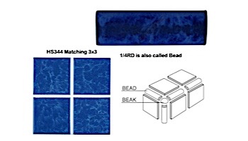 HS344 1/4RD LAKE BLUE 1/4RD