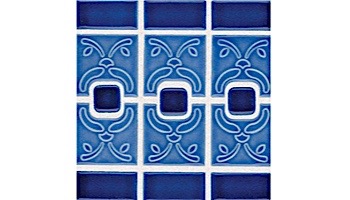 National Pool Tile Luciana Series Pool Tile | Electric Blue | LC-4141