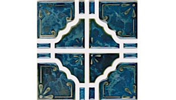 National Pool Tile Moonbeam Series | Terra Blue | STB807