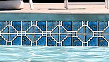 National Pool Tile Moonbeam Series | Terra Blue | STB807
