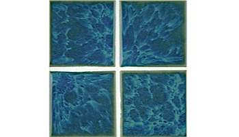 National Pool Tile Harmony 3x3 Series | Olive Blue | HS331