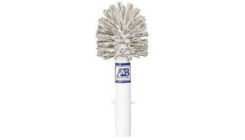 A&B Brush White Nylon Bristle Corner Brush | 6500