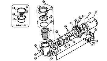 Pentair WhisperFlo Fluid End Assembly Without Motor | 3HP | 075456