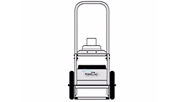 Power Vac Mini Service Cart Only for PV2100, PV2200 & PV2500 Models | 068-D