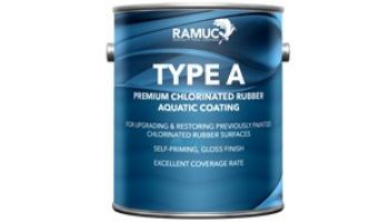 Ramuc Type A Chlorinated Rubber Pool Paint | 5-Gallon Pail | Dawn Blue | 902132805