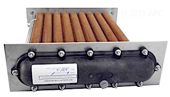 Raypak Copper Heat Exchanger Complete with Polymer Heads 206/207 | 010043F