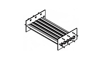 Raypak Tube Bundle Assembly 130K BTU Heaters Copper for Polymer Heads | 011597F