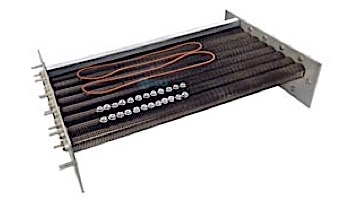 Raypak Heat Exchanger Tube Bundle Copper 406 407 for Heaters with Polymer Headers | 010062F