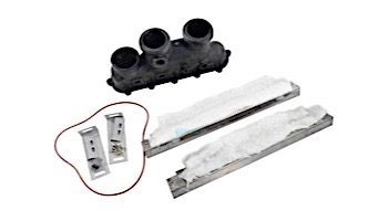Raypak In-Out Capron Header Assembly with Gasket for Models 206/407 | 006706F 017965F
