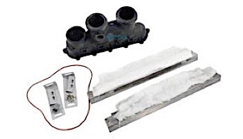 Raypak In-Out Capron Header Assembly with Gasket for Models 206/407 | 006706F 017965F