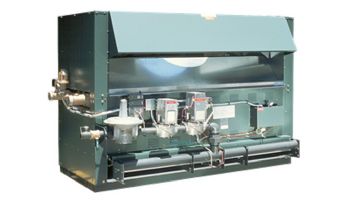 Raypak Raytherm P-3500 #17 Cold Run Commercial Indoor Swimming Pool Heater with H-Style Bypass | Natural Gas 3,500,000 BTUH | 012403