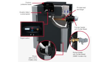 Raypak ASME Certified Natural Gas Pool Heater 207K BTU | 010227
