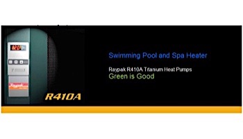 Raypak Heat Pump 133K BTU | Titanium Heat Exchanger | Digital Controls | 013331 013365 R8350ti-E M8350ti-E