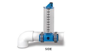 Rola Chem 2" PVC Side Mount Flowmeter | 40-140 GPM | 570351S