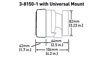 Ryan Herco Signet 3-8150-1 Battery Powered Digital Flow Meter | Universal Mount | 5937.913