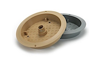 Pour-A-Lid 9" Round Replacement Lid for Existing Pool Skimmer | Tan | 204 PAL TAN
