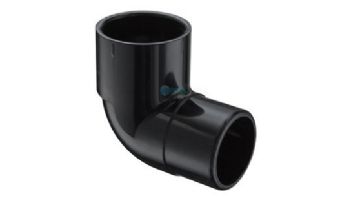 Spears 1-1/2" Street 90^ ELL | Black | 409-015B